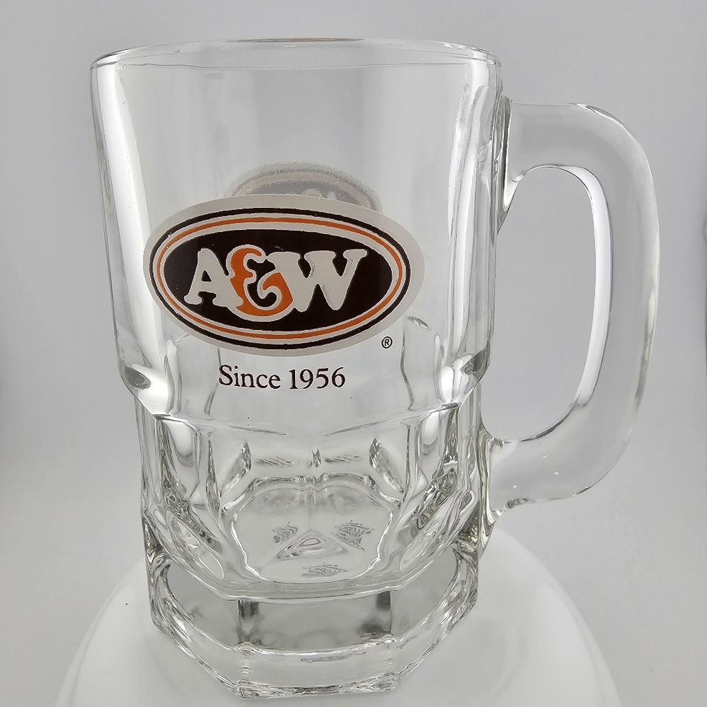A&W 1956 Heavy Bottom Dimpled glass